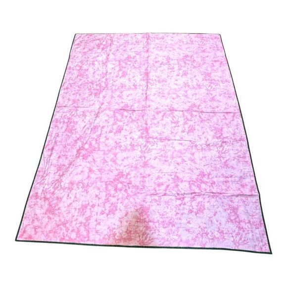 Handmade Floral Spring Quilt Butterfly Patterned Blocks & Green Border 62"x79.5" - Picture 4 of 4